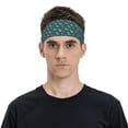 thumbnail image 2 of Naloa Frog and Mushrooms Fashionable Sport Sweatband for Running, Yoga, Basketball - Head Circumference 19.6-22.4 inches, 2 of 9