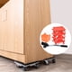 thumbnail image 5 of Barra de rodillos con ruedas para mover muebles pesados ​​de transporte doméstico (rojo) Ndcxsfigh Para estrenar, 5 of 8