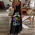 thumbnail image 3 of Bingo Bingo Player Bingo Caller Sleeveless Dress Dance dresses Elegant gowns, 3 of 6