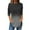 Gray, variant on Scyoekwg Womens Tops 3/4 Sleeve Tunic Shirts Cewneck Three Quarter Length Sleeve Blouse Gradient Color Graphic Tee Fall Clothes Lightweight Casual Loose Vintage Pullover