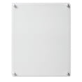 thumbnail image 1 of Cool Modern Frames Clear Floating Double Panel Acrylic Picture Frame, 8x10-Inch, Silver Hardware - GMS1215D, 1 of 1