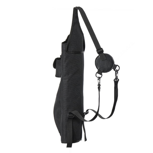 Sonducket Bolsa de tiro Carcaj de lona profesional de ajustable resistente al desgaste Almacenamiento deportivo Bolsillo con tiro y tiro con