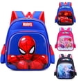 thumbnail image 2 of Mochila escolar para niños Anime Cute Spiderman Frozen diseño mochila niños estudiantes de primaria mochila escolar niños guardería mochila regalo hola suerte unisex, 2 of 2