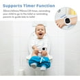 thumbnail image 4 of Alarma de enuresis Alarma inalámbrica para orinar en la cama Reloj de entrenamiento para ir al baño con pulsera para niños Cuidado de ancianos 40M Rango efectivo Vibración / Sonido / Vibración + Recor, 4 of 8