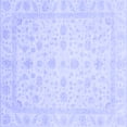 thumbnail image 1 of Ahgly Company Indoor Square Oriental Blue Traditional Area Rugs, 5' Square, 1 of 4