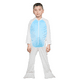 thumbnail image 5 of Disfraz de Primavera Conejo Blanco con Azul Unitardo Deluxe Infantil Niños Talla 8 a 10 años, 5 of 6