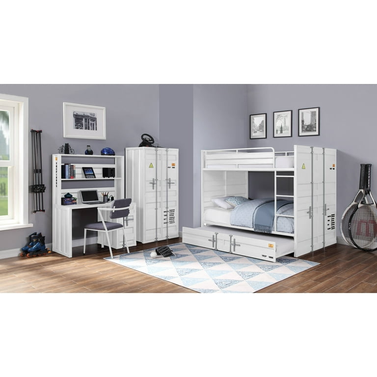 Acme Kids Full over Full Bunk Bed, Cargo Container Style