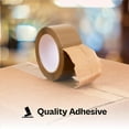 thumbnail image 5 of PSBM Strong Adhesive Tan Acrylic Tape 2.83 Inch x 110 Yards 2 Mil 48 Rolls Economy Grade for Carton Sealing, 5 of 9
