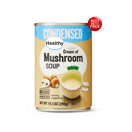 98% Fat Free and 50% Less Sodium Cream of Mushroom Condensed Soup, 10.5 oz | Buy 3 Get 1 Free
