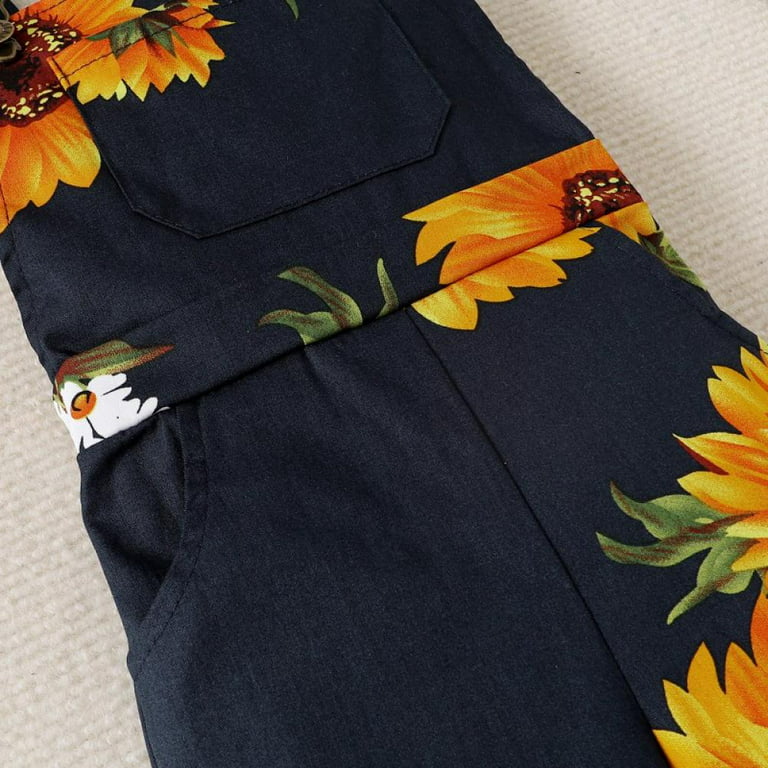 Gymboree Girls Alligator & Sunflower Outfit, Shirt Size 3T, Pants Size 2T  EUC