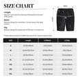 thumbnail image 3 of Fotbe Abstract Black And White Waves Pantalones Cortos de Pijama para Hombre, Ropa de Dormir, Pantalones de Pijama Cortos para Hombre-4X-Large, 3 of 6