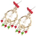 thumbnail image 1 of Here's a refined and engaging product description for your **Christmas Bell Earrings**:\n\n \n\n🎄 **Christmas Bell Earrings for Women – Festive Elegance, 1 of 5