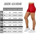 thumbnail image 5 of Gilbin Ultra Soft High Waist Yoga Stretch Mini-Bike Shorts Leggings for Women-Many Colors-One Size & Plus Size 2 Pack (Orange 3X-5X), 5 of 5