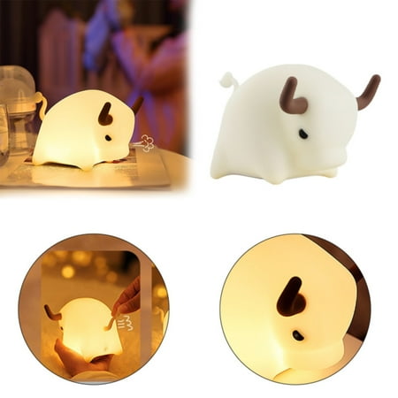 

2 Packs Back to School Sale Night Lights Adjustable Night Light | Rechargeable Silicone Pat Lamp Cartoon Animal Desk Lamp Multipurpose Table Lamp For Children Room Dormitory by xianyou