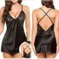 thumbnail image 2 of Sleepwear for Women Tank Nightgown Chemise Racerback Sleeveless Sleep Dress, 2 of 2