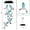 Blue, variant on Linnome Solar-Powered Blue Hummingbird Wind Chime with LED Lights - Outdoor Garden Decor, Waterproof Hanging Ornament for Yard, Patio, and Pathway Illumination (Auto On/Off, 1-Pack)