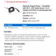 thumbnail image 2 of Upstream Oxygen Sensor - Compatible with 2013 - 2021 Buick Encore 1.4L 4-Cylinder LUV VIN B FI Turbocharged GAS 2014 2015 2016 2017 2018 2019 2020, 2 of 2