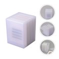 thumbnail image 3 of FELTECHELECTR 1 caja de almacenamiento para extensiones de pestañas multicapa, vitrina de maquillaje para pestañas, color blanco, 3 of 7