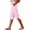 Pink 1, variant on Striped Capri Pants for Women Beach Shorts Casual Lightweight Elastic Waist Straight Leg Capris Summer Cropped Trouser with Pockets