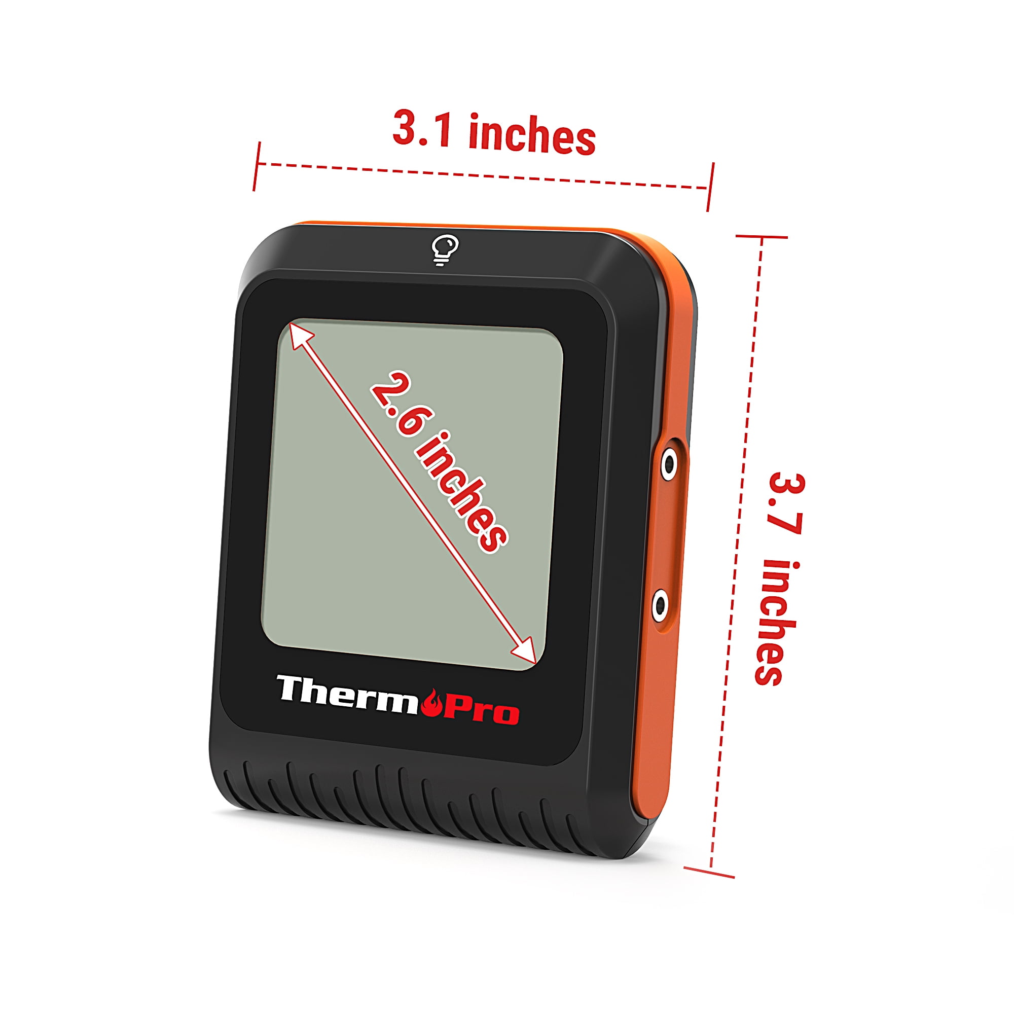 ThermoPro TP-920 500ft Long Range Bluetooth Meat Thermometer Wireless Grill  Thermometer with Dual Probe Smart Rechargeable BBQ Thermometer for