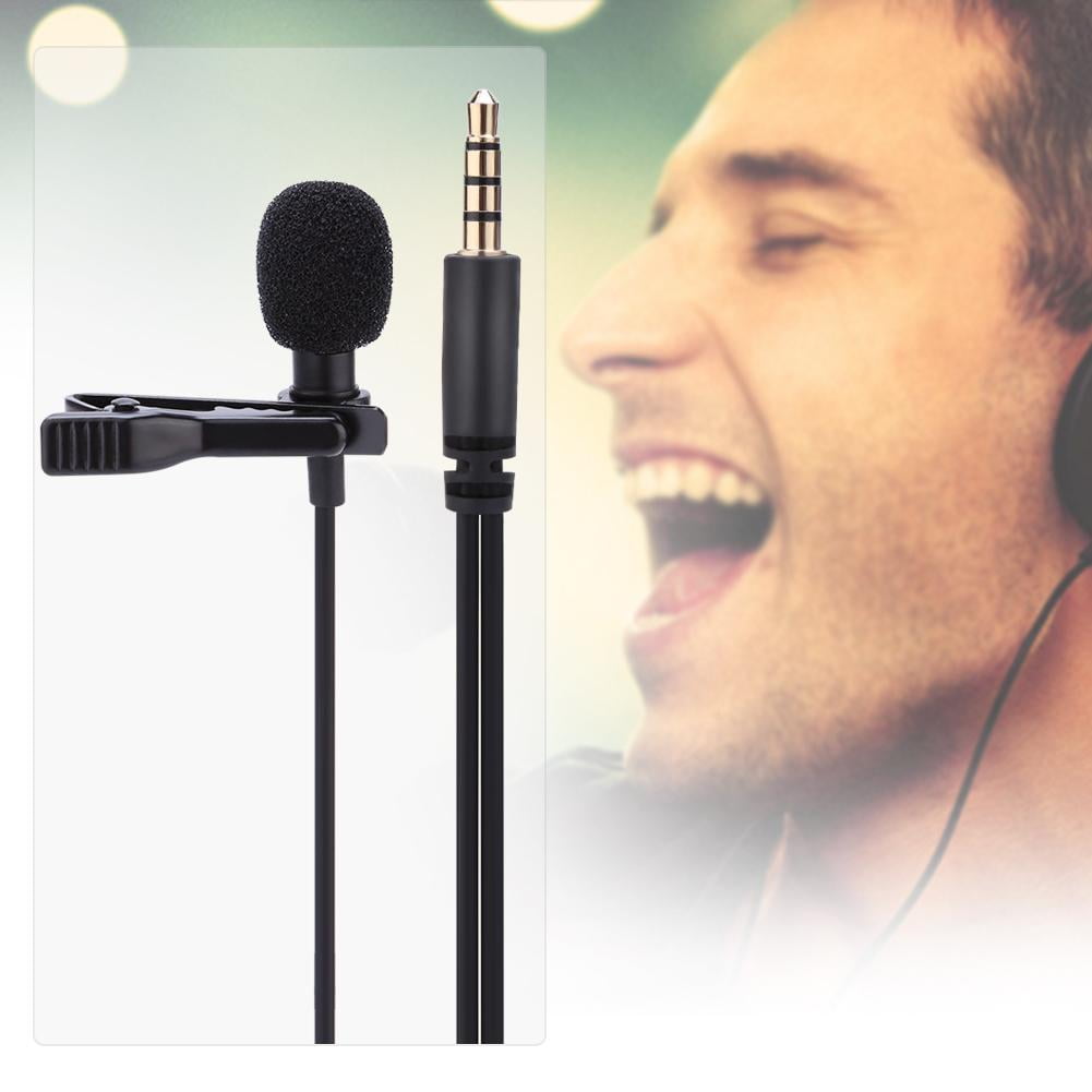 Mgaxyff 3.5mm Jack Mini Wired Clipon Lapel Hands Free Headset