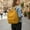 Yellow, variant on Beige Small Backpack, Ultra-Lightweight (300g) Durable Polyester, 3-Way Carry with Compartments, Fits Standard Laptops for Commute/Campus/Weekend Trips