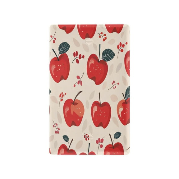 Switch Panel Switch Decoration 2.76x4.53x0.28 Inches Unused Outlet Cover Switch Plate Wall Plates Living Room Kitchen Bedroom Study Switches Apple