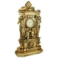 thumbnail image 3 of Design Toscano Chateau Chambord Classic Decor Mantle Clock, 51 cm, Polyresin, Gold Finish, 3 of 7