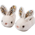 thumbnail image 5 of Splozh Girl Boy House Slipper Kids Rabbit Winter Slipper Warm Bunny Slippers Soft Plush Indoor Girls Boys Slipper,White 6.5, 5 of 6