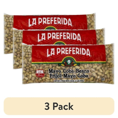 (3 pack) La Preferida Mayo Coba Beans, 16 Oz