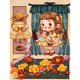 thumbnail image 2 of Cuadros Decorativos 5D Wdftyju bricolaje taladro redondo completo diamante pintura niña Kit decoración del hogar arte artesanal embutido en tela, 2 of 8