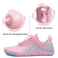 thumbnail image 5 of Barefoot Wide Water Shoes for Women Quick Dry Outdoor Water Sport Aqua Shoes for Beach, Pink Size 6, 5 of 8