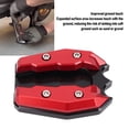 thumbnail image 4 of Motorcycle Kickstand Extension Plate, CNC Aluminium Alloy Side Stand Pad Enlarger Foot Side Parking Stand Extension Pad Replacement For Nmax155 Nmax125, 4 of 7