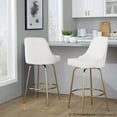 thumbnail image 5 of LumiSource Studded Marcel 27" Fixed-Height Counter Stool - Set of  2, 5 of 11