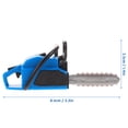 thumbnail image 3 of 2pcs Miniature Chainsaw Model Adornment Mini House Garden Chainsaw Prop Tiny Chainsaw, 3 of 9
