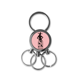 thumbnail image 1 of Sombrero de mujer Llavero de metal de acero inoxidable Llavero Anillo de cadena Llavero, 1 of 3