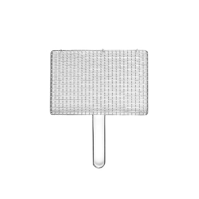 Amdohai Poêle de Camping Pliable Barbecue Gril Poêle BBQ en Acier Inoxydable Poêle à Bois Gril de Randonnée et Pique-Nique Extérieur
