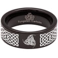 thumbnail image 5 of Horns of Odin Tungsten Carbide Ring, 5 of 9