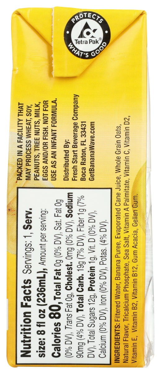 Banana Wave: Bananamilk Original, 8 Oz - Walmart.com