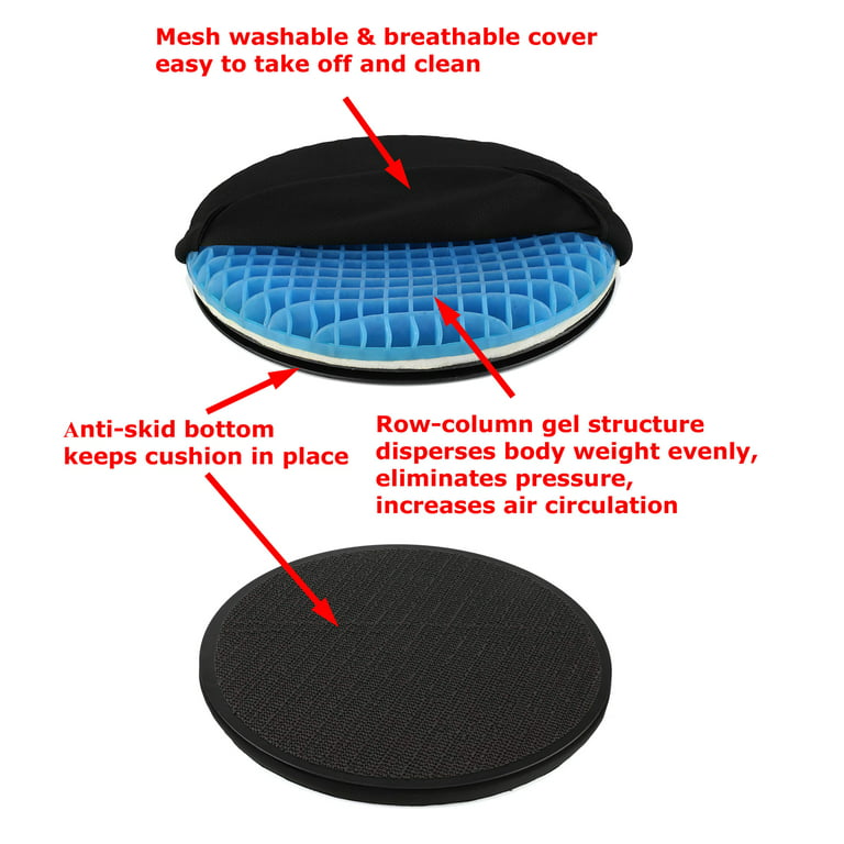 Comfort Seat Rotational Pressure Relief Wheelchair Cover