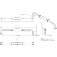 thumbnail image 2 of Jeffrey Alexander 278-12 Audrey 12" Center To Center Elegant Traditional Appliance Pull /, 2 of 7