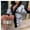 Black, variant on Lnzyyephy Womenacute;s Satin Robe, Trendy Dollar Print Long Sleeve Silky Kimono Bathrobe Sleepwear with Belt
