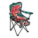 thumbnail image 1 of Silla plegable de camping para exteriores, asiento deportivo impermeable con portavasos, silla plegable para césped para niños, playa, senderismo., 1 of 8