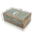 thumbnail image 2 of Great Birthday Gift Ideas Handmade Decorative Wooden Jewelry Box Jewelry Organizer Keepsake Box Treasure Chest Trinket Holder Watch Box Storage Box Anniversary Housewarming Gifts Women, 2 of 7