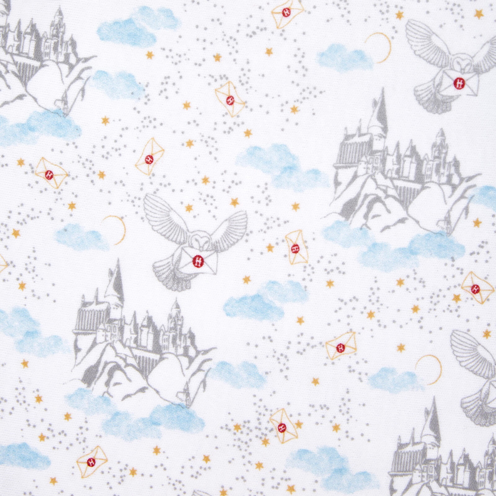 aden + anais Essentials x Harry Potter Wrap Swaddles, Cotton, Harry Potter Messenger, Unisex, Newborn, 0-3 M, 2-Pack