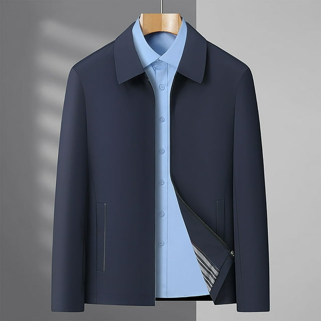 DecSea Veste-Chemise Décontractée pour Homme Légère Surchemise Veste Matelassée à Boutons