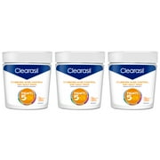 Acne Treatment Facial Cleansing Pads- Clearasil Stubborn Acne Control 5-in-1 Daily Pads with Salicylic Acid Acne Medication, 90 Count (3 Pack)
