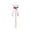 White, variant on 4th of July Decorations, Independence Day Pentagram Decoration Red White And Blue Five Star Bow Star Stick Inserts Independence Day Party Decoration