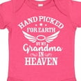 thumbnail image 4 of Inktastic Handpicked for Earth by My Grandma in Heaven Angel Wings Boys or Girls Baby Bodysuit, 4 of 5