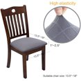 thumbnail image 3 of Juego de 4 fundas para sillas con relieve de jacquard, fundas elásticas para asientos para comedor, oficina, hotel, boda, 3 of 5